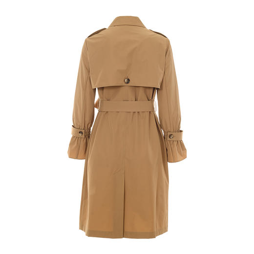 EITIE爱特爱秋季新款中性帅气复古经典收腰风衣外套女中长款6104804 商品图6