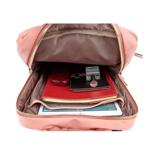 新秀丽新潮女士电脑双肩包，质感出众，内外兼优  HE7*002 商品图3