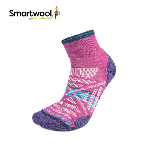 SMARTWOOL PhD功能性女士户外袜-短款-轻量减震型 SW001307 商品图0