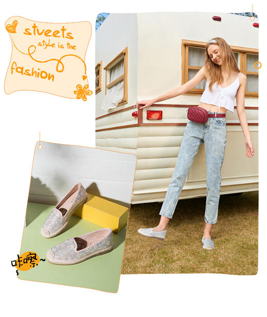 Safiya/索菲娅单鞋简约舒适平底渔夫鞋女2019商场同款SF91111313 商品图4