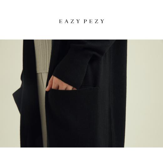 精纺真丝羊绒长款开衫 商品图3