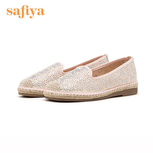 Safiya/索菲娅单鞋简约舒适平底渔夫鞋女2019商场同款SF91111313 商品图2