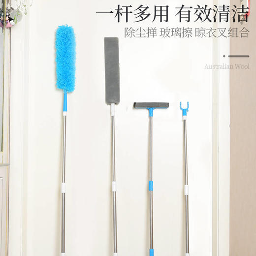 床底清扫神器家用除尘扫灰缝隙清洁掸子可伸缩鸡毛掸打扫卫生工具 商品图6