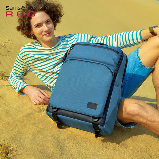 新秀丽都市休闲双肩包 独特抗菌口袋，可收纳口罩等物品 HE1 商品图4