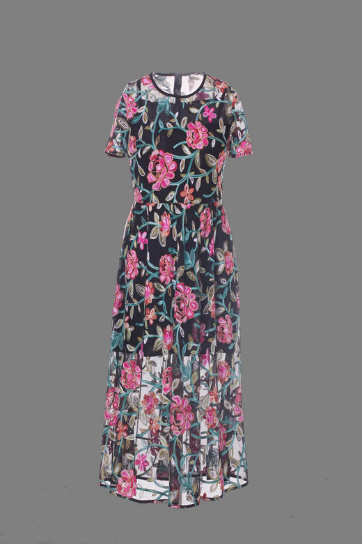 黑色连衣裙1SH7811--鲜花盛开的花园1--《生命之美—梵高的花园》 商品图2