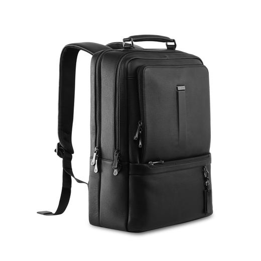 新秀丽高端商务双肩包，全皮系列，分层收纳更有条理 BZ9*101 商品图1