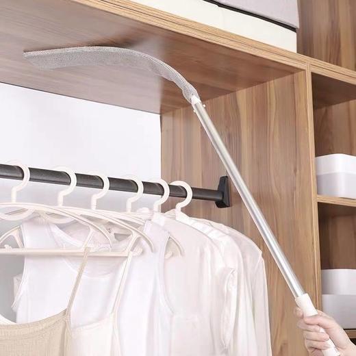 床底清扫神器家用除尘扫灰缝隙清洁掸子可伸缩鸡毛掸打扫卫生工具 商品图2