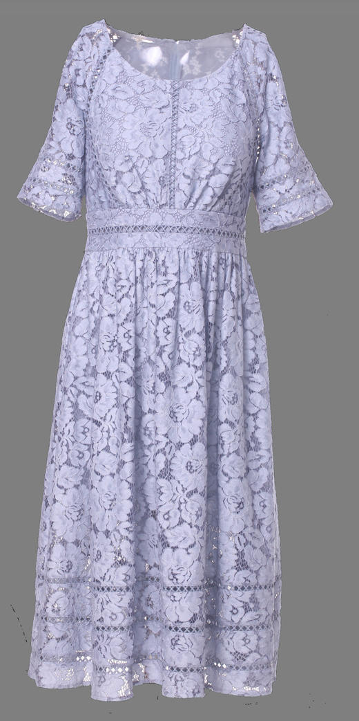 1S7811--灰色连衣裙--《智慧之光--波斯艺术》《来通艺术》 商品图3