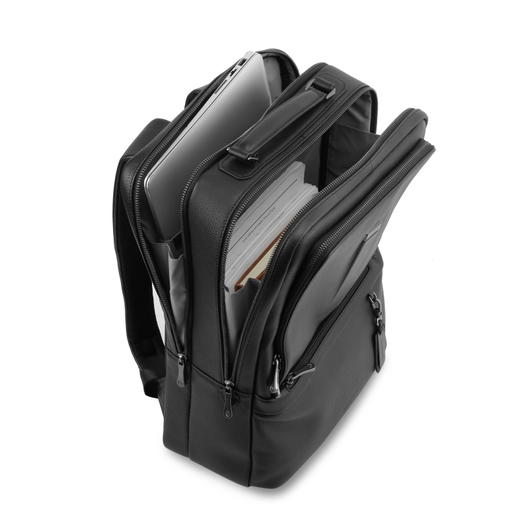 新秀丽高端商务双肩包，全皮系列，分层收纳更有条理 BZ9*101 商品图3