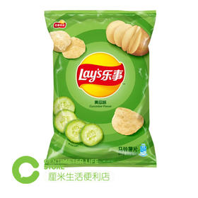 B053 乐事|黄瓜味薯片休闲膨化食品零食70g