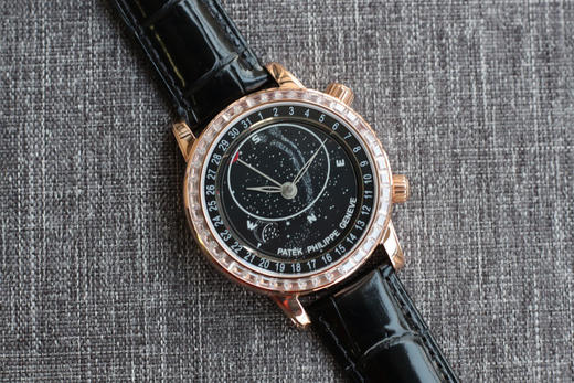 YL百达翡丽 超级复杂功能计时系列 星空6104天月款日内瓦苍穹系列，你可想象把星空佩戴在腕上吗？这款星空腕表独具特别星象功能 商品图2