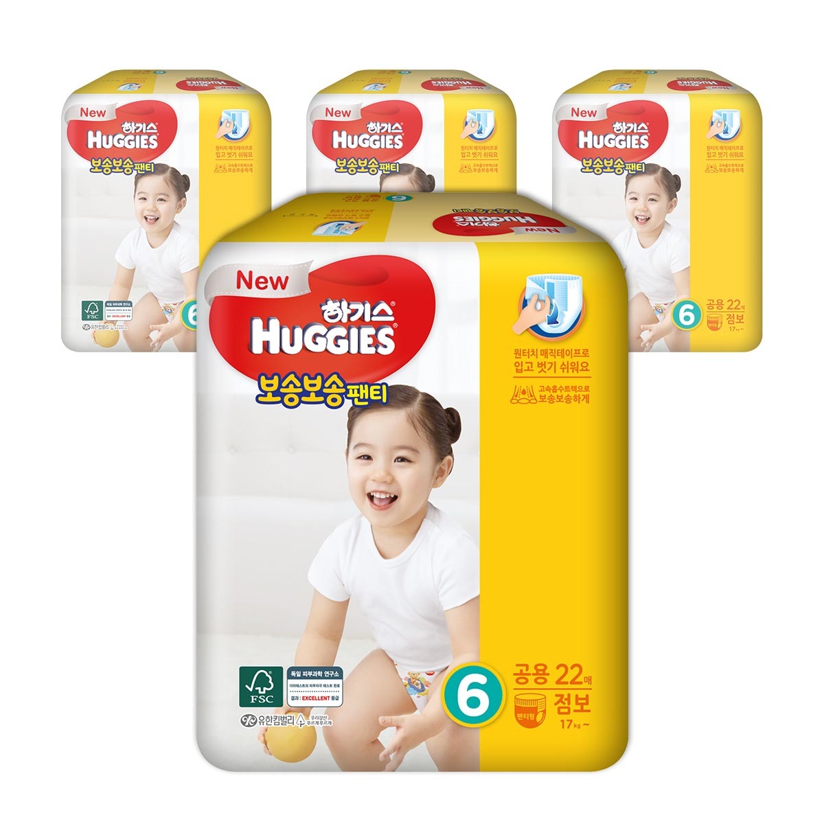 Huggies 好奇蓬松透气型纸尿裤6阶段 通用款 22片 项目编号620212JPY带授权招加盟代理