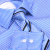尊轩蓝色系男士法式/英式衬衫商务修身正装  多款可选 商品缩略图5