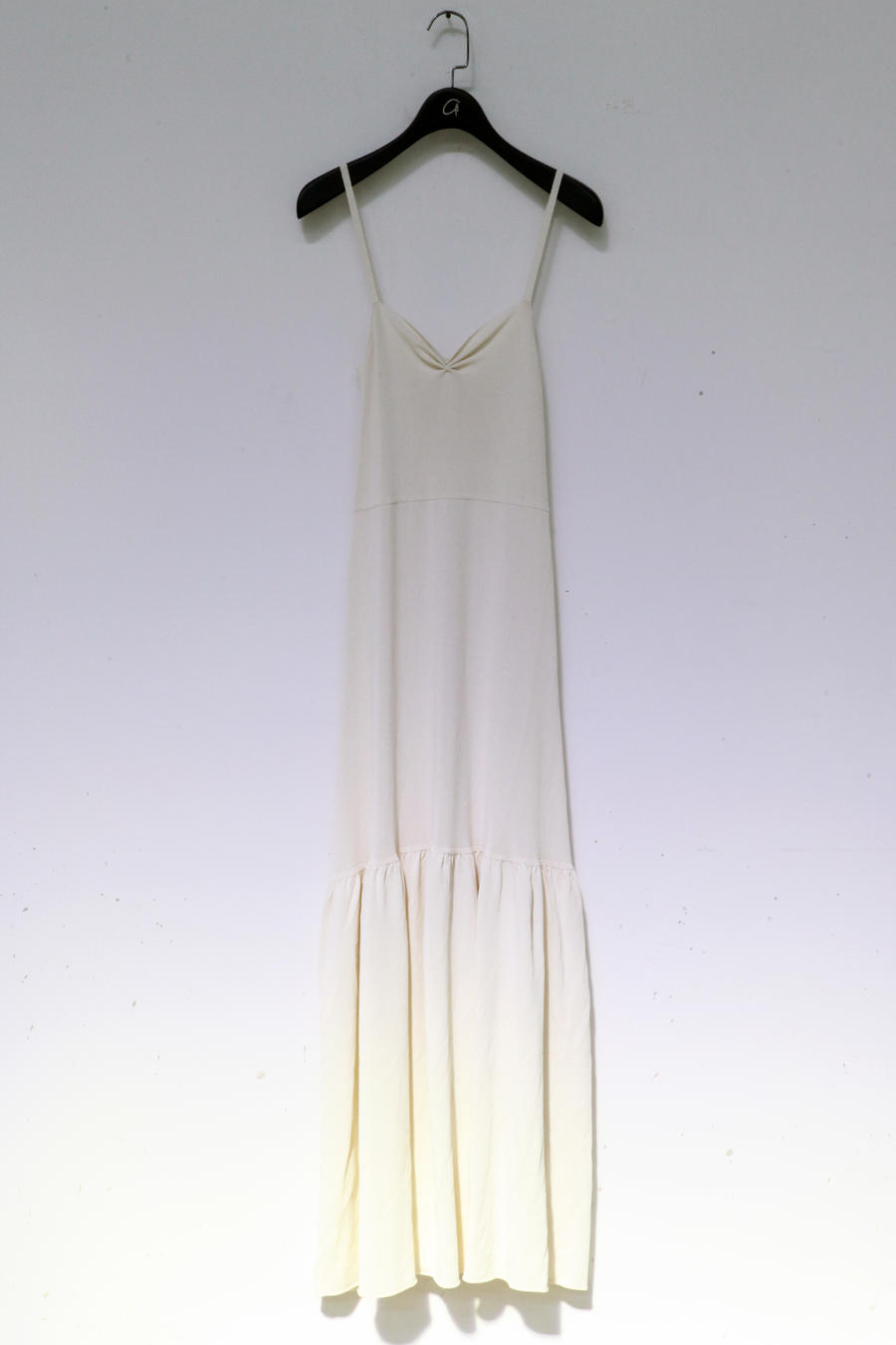 ryan roche 白色细肩带褶皱连衣裙 1007#navajo white 122