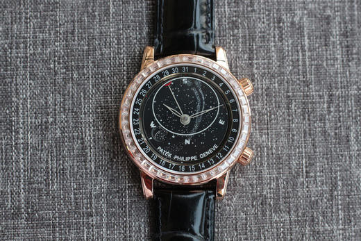 YL百达翡丽 超级复杂功能计时系列 星空6104天月款日内瓦苍穹系列，你可想象把星空佩戴在腕上吗？这款星空腕表独具特别星象功能 商品图3