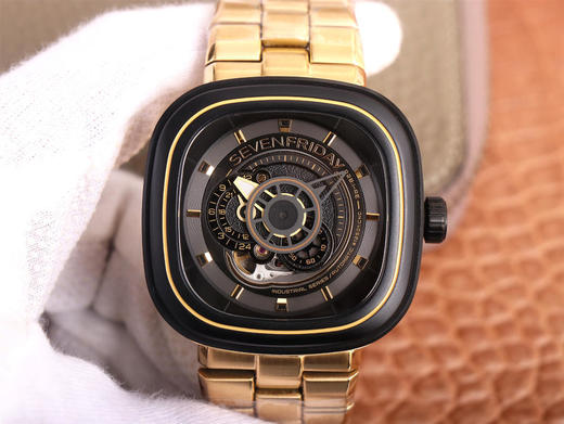 SV七个星期五，原装316L不锈钢表带，市场最高版本，男士腕表，自动机械机芯，钢表带+送皮表带，密底。 商品图0