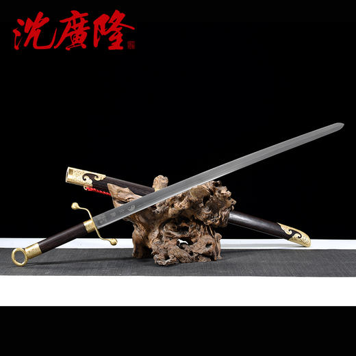 扬武太极刀 不锈钢 标准武术太极刀 晨练刀 龙泉沈广隆剑 未开刃 商品图3