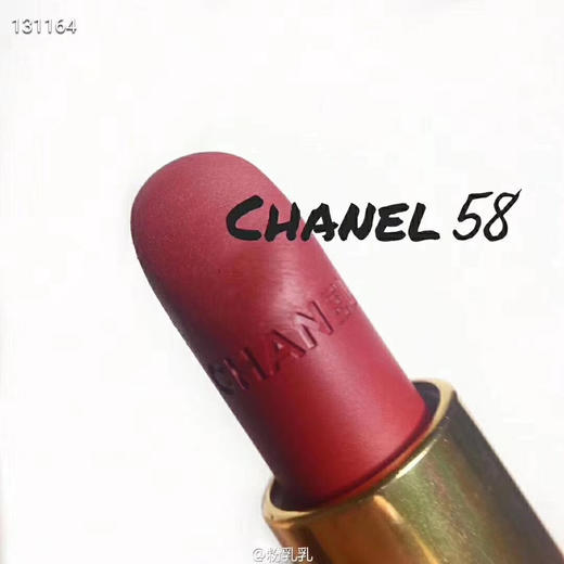 预售3天--Chanel香奈儿丝绒炫亮唇膏口红58色号 商品图2