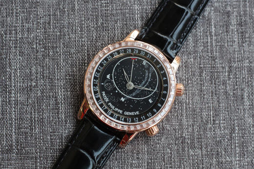 YL百达翡丽 超级复杂功能计时系列 星空6104天月款日内瓦苍穹系列，你可想象把星空佩戴在腕上吗？这款星空腕表独具特别星象功能 商品图1