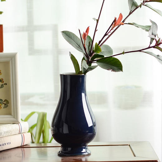 插花器# 陶瓷花瓶 花器 仿古陶瓷花瓶 中国风 中式 复古花瓶 矮款(17