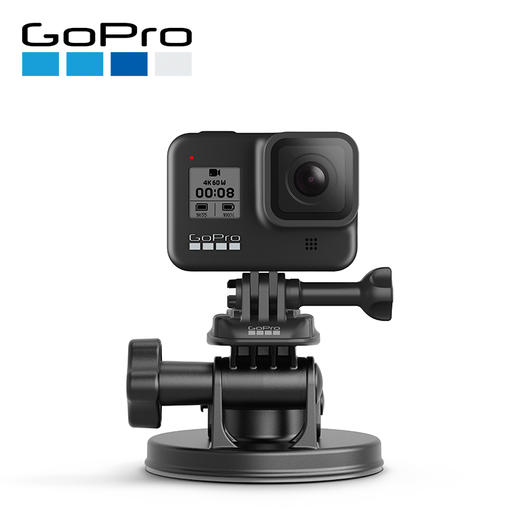 GOPRO hero 7/8运动摄像机配件吸盘支架自拍杆 黑色 商品图1