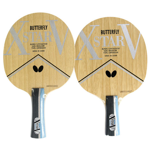 蝴蝶Butterfly XSTAR V（37011/24020） 入门级五层纯木乒乓球底板 商品图0