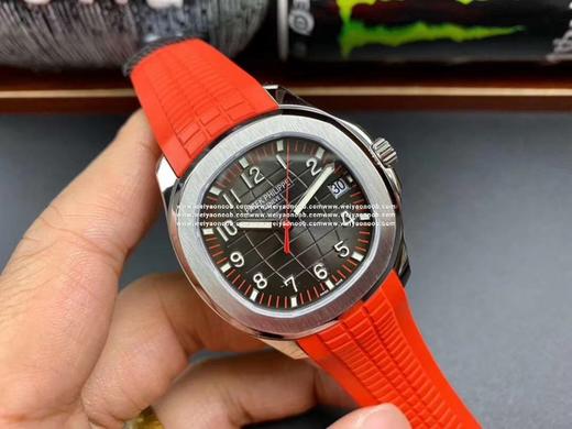 ZF百达fei丽，海底探险者系列手雷，尺寸42mmX8.6mm，摆轮位置与原版吻合，表盘蓝色与原版保持一致的版本，机芯更加精准，稳定，更加真实。男士腕表，自动机械机芯，硅胶表带，透底。 商品图4