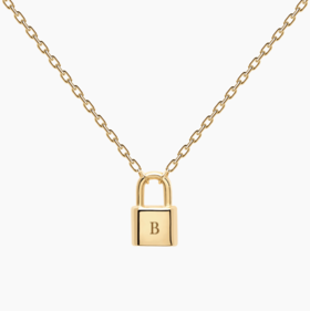 北京仓｜PD Paola-Bond-刻字 B 项链  [西班牙设计师]