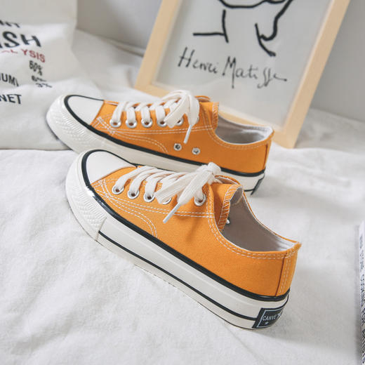 经典款帆布鞋男鞋韩版情侣鞋子ulzzang潮学生板鞋 商品图6