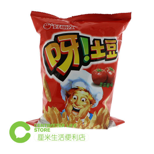 B043好丽友|呀！土豆薯条(番茄酱味) 70g/袋 商品图0