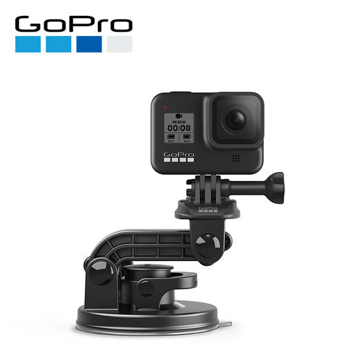 GOPRO hero 7/8运动摄像机配件吸盘支架自拍杆 黑色 商品图0