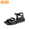 Safiya索菲娅一字扣带方跟凉鞋女中跟凉鞋2018夏季SF82115331 商品缩略图0