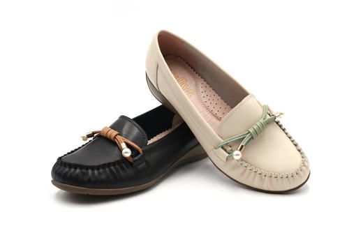 商场同款 | Safiya/索菲娅2020年春季新款低跟鞋蝴蝶结珍珠浅口单鞋女SF01111066 商品图3