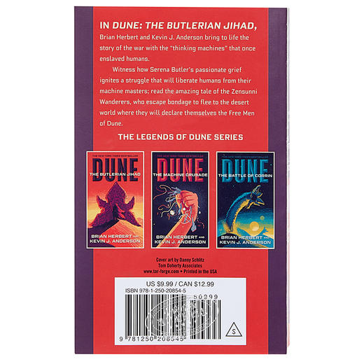 【中商原版】沙丘传说1：巴特勒圣战 英文原版 Dune: The Butlerian Jihad Brian Herbert 商品图1