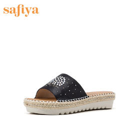 Safiya索菲娅凉拖鞋女懒人拖鞋女2019外穿鞋子女SF92110042