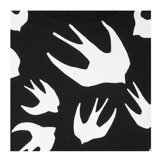 MCQ 麦昆 男士纯棉圆领燕子短袖T恤 277605 RLT71 1000 商品图3