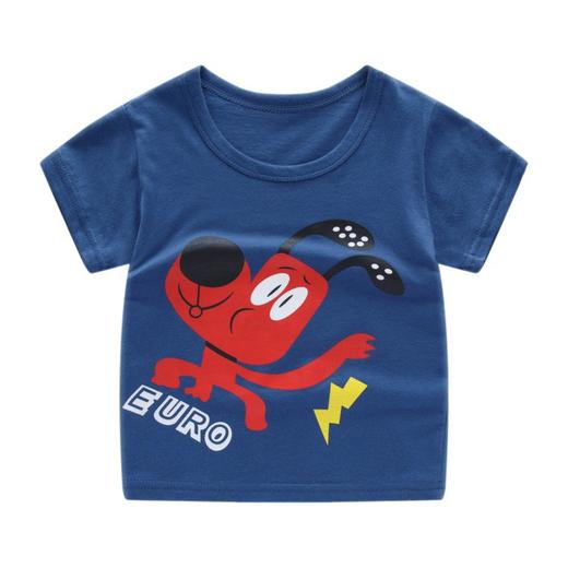 LK-86556韩版新款宝宝短袖T恤男孩半袖汗衫儿童衣服 商品图4