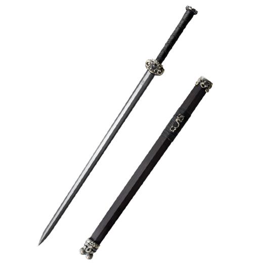 游龙汉剑大汉剑花纹钢一体刀剑硬剑冷兵器龙泉汉剑沈广隆未开刃