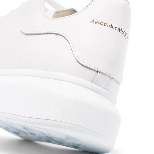 Alexander McQueen 亚历山大麦昆 春夏 纯色白色男士休闲运动鞋 553680 WHGP5 9000 商品图4