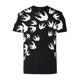 MCQ 麦昆 男士纯棉圆领燕子短袖T恤 277605 RLT71 1000