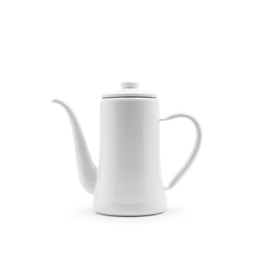 野田珐琅｜月兔印咖啡壶｜白色 商品图0