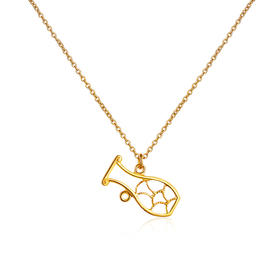 【熙】花丝宝瓶·锁骨链