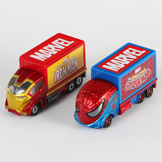 tomy多美卡合金小汽车模型 男孩漫威形象tune钢铁侠跑车卡车玩具