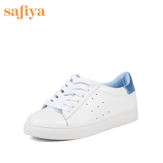 商场同款 | Safiya/索菲娅时尚潮流单鞋女平底休闲舒适小白鞋SF91112027 商品图1