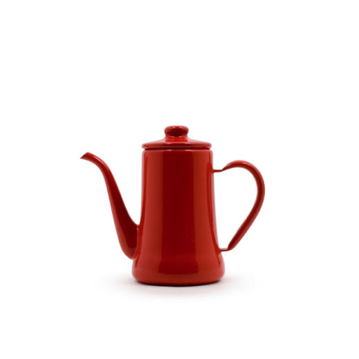 野田珐琅｜月兔印咖啡壶｜红色 商品图0