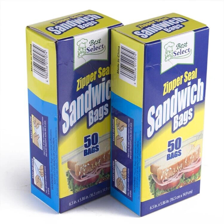 50只装，逆天性价比，bs原单食品级保鲜袋便携密封袋