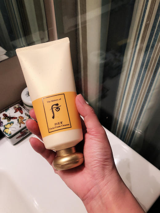 韩国 Wo拱辰享 气韵平衡泡沫深层清洁男女调节水油平衡洗面奶 洁面膏1支 180ml 商品图1