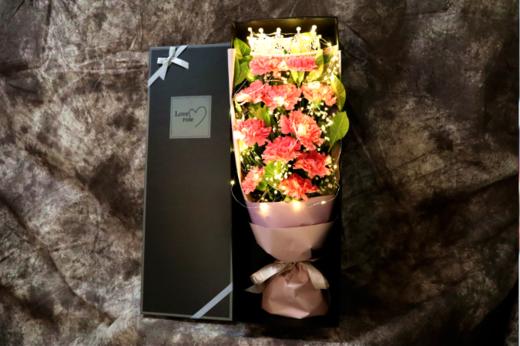 生如夏花---11支康乃馨花束礼盒5选1 商品图8