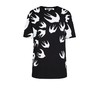 MCQ 麦昆 女士棉质白色燕子短袖T恤 黑色 318978 RLT71 1000 商品缩略图0