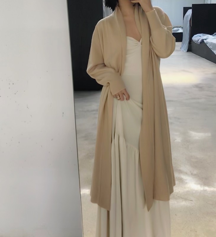 ryanroche白色细肩带褶皱连衣裙1007navajowhite122